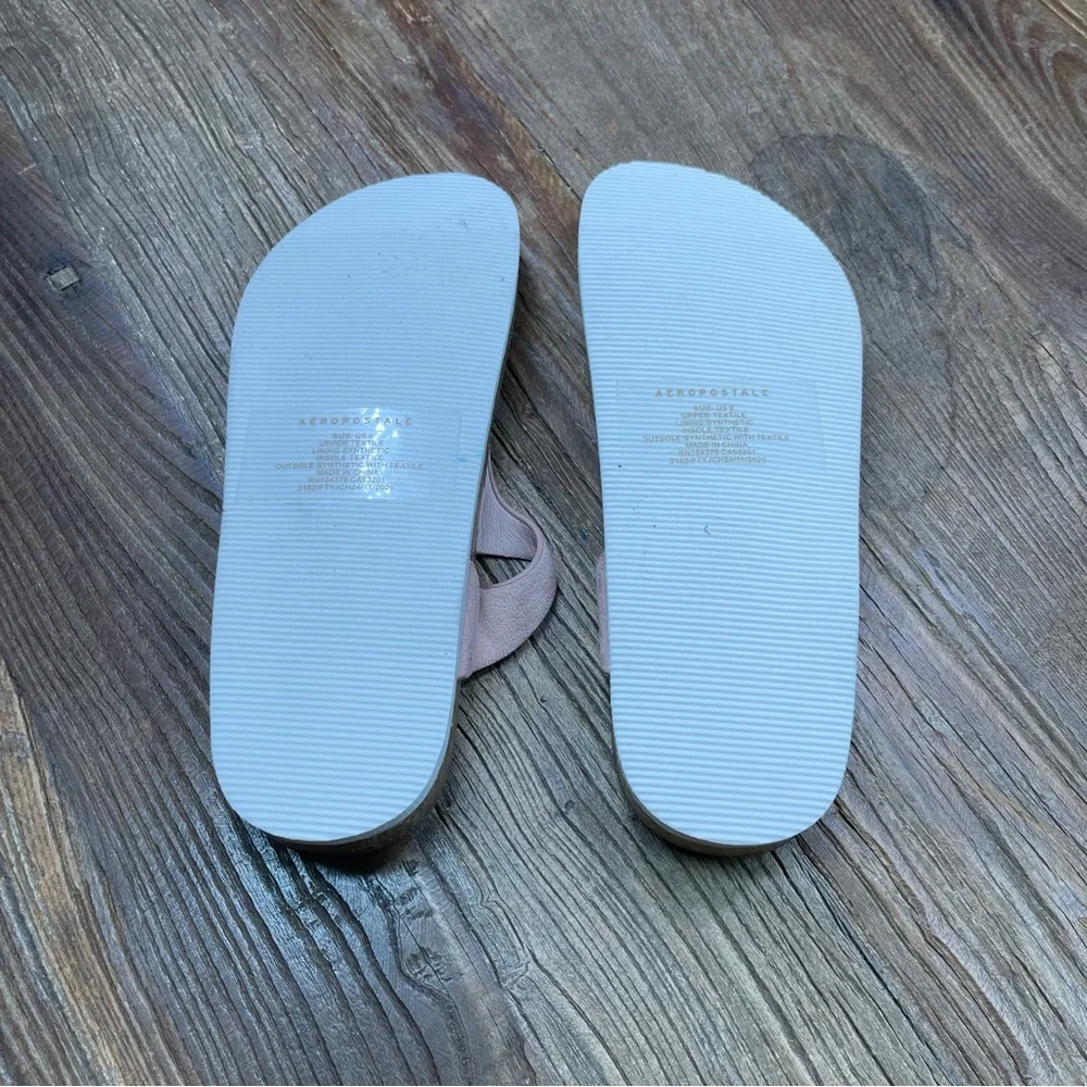 New ~. AÉROPOSTALE T-Strap Cork Sandal Size 9